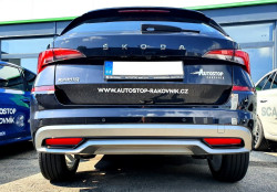 ŠKODA KAMIQ-ATRAPY VÝFUKU SPORTLINE design - GLOSSY BLACK-FULL - červené