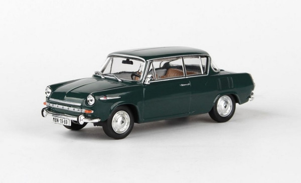 ŠKODA 1100MBX (1969) - ABREX - 1:43 - zelená tmavá