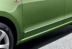 ŠKODA CITIGO-BOČNÍ CHROMOVÉ OCHRANNÉ LIŠTY original - 3 dveře