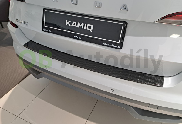 ŠKODA KAMIQ-CELOKARBONOVÝ KRYT ZADNÍHO NÁRAZNÍKU AVISA - CARBON FIBER