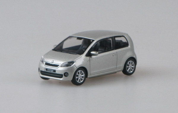 ŠKODA CITIGO (2011) - 1:43 - ABREX (3 dveře) - Stříbrná Leaf Metalíza