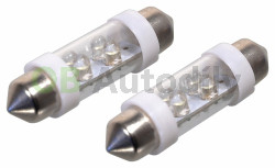 LED žárovka 12V 4x LED SV8.5 38 mm (sufitka) - Compass