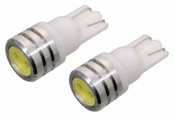 LED žárovka COMPASS 1 SUPER LED 12V T10 celosklo (2 ks) - čirá