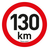 SAMOLEPKA OMEZENÍ RYCHLOST 130 km/h reflexní (200 mm)