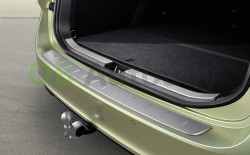 Škoda Superb IV combi-Kryt zadního nárazníku original - stříbrný