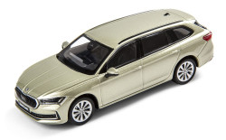 Škoda Superb IV combi (2023) - ABREX - 1:43 - žlutá ice tea metalíza