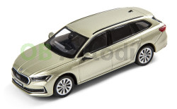 Škoda Superb IV combi (2023) - ABREX - 1:43 - žlutá ice tea metalíza