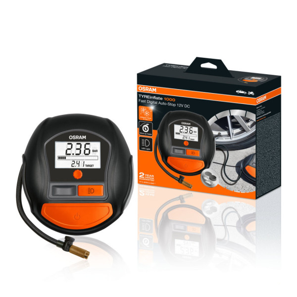 KOMPRESOR DIGITÁLNÍ TYREinflate 1000 12V - OSRAM