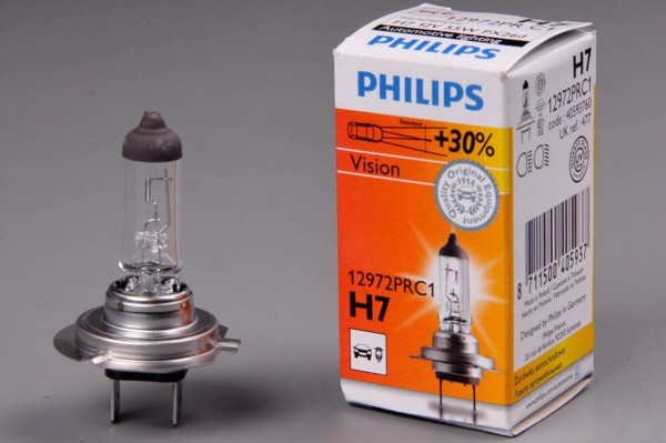 autožárovka PHILIPS H7 12V 55W PX26d PREMIUM + 30% více světla