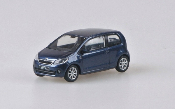 ŠKODA CITIGO (2011) - 1:43 - ABREX (3 dveře) - Modrá Night Metalíza