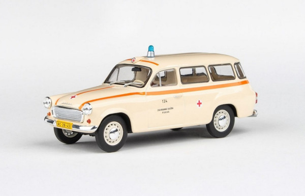 ŠKODA 1202 (1964) - 1:43 - ABREX - SANITKA - ZÁCHRANNÁ SLUŽBA PRAHA 134