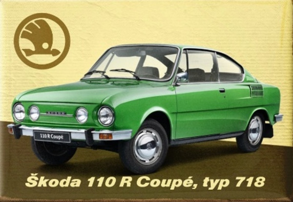 MAGNETKA ŠKODA 110 R Coupé typ 718