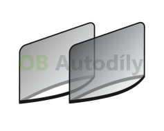 Sluneční clony LAMPA na zadní dveře (2 ks - 48x75 - 105 cm) - velikost M