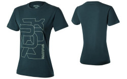 DÁMSKÉ TRIČKO ŠKODA (velký nápis) emerald green original, XL