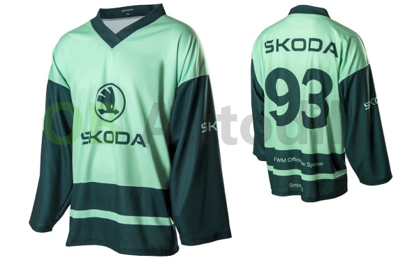 HOKEJOVÝ DRES ŠKODA č. 93 original, M