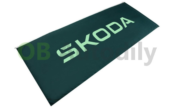 VLAJKA ŠKODA design 2023 original - emerald green