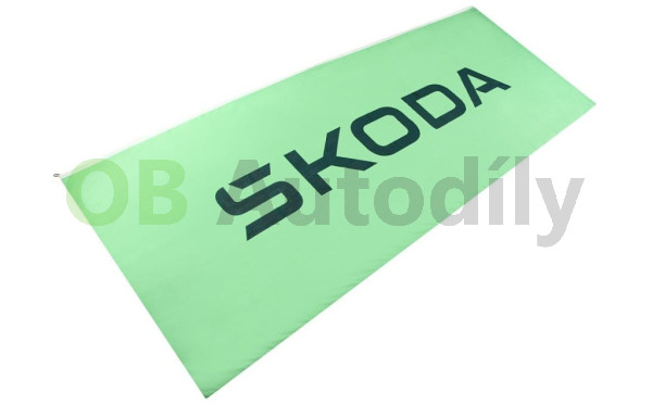 VLAJKA ŠKODA design 2023 original - electric green