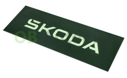 Samolepka ŠKODA (450x165 mm) original emerald - velká