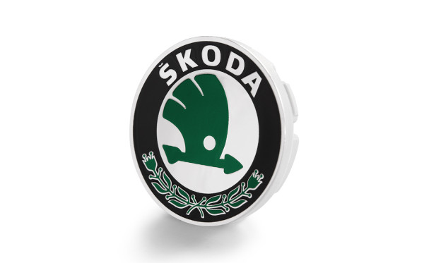 STŘEDOVÁ KRYTKA ALU KOLA ŠKODA original - staré logo