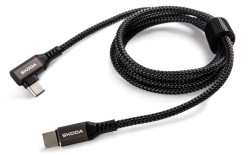 NABÍJECÍ a DATOVÝ KABEL ŠKODA USB-C na USB-C original - černý