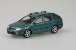 ŠKODA OCTAVIA II COMBI (2004) - 1:43 - ABREX - Zelená Island Metalíza