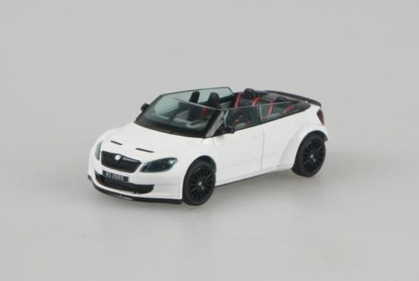 ŠKODA FABIA II facelift RS2000 CONCEPT CAR (2011) - 1:43 - ABREX - Bílá