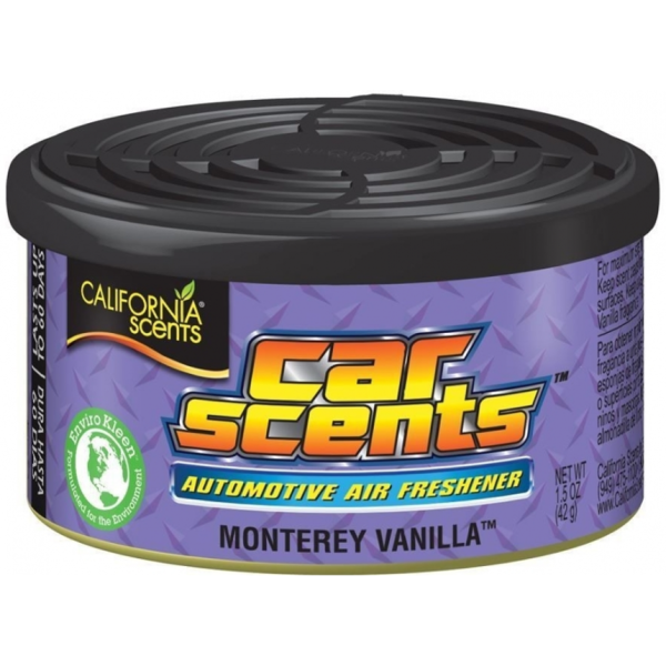 CALIFORNIA CAR SCENTS - VŮNĚ nejen do AUTA - VANILKA (Monterey vanilla)