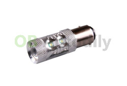 LED žárovka AUTOLAMP 12V-24V 21/5W BAY15d SMD 50W CANBUS (1 ks) - čirá