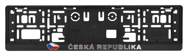 Podložka pod SPZ Compass 3D Česká republika s vlajkou ČR