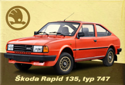 MAGNETKA ŠKODA RAPID 135 typ 747