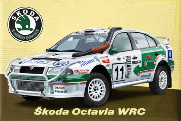 MAGNETKA ŠKODA OCTAVIA SEDAN WRC