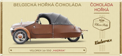 HOŘKÁ BELGICKÁ ČOKOLÁDA - VELOREX 16/350 HADRÁK - 100 g