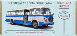 MLÉČNÁ BELGICKÁ ČOKOLÁDA - ŠKODA 706 RTO CAR - 100 g