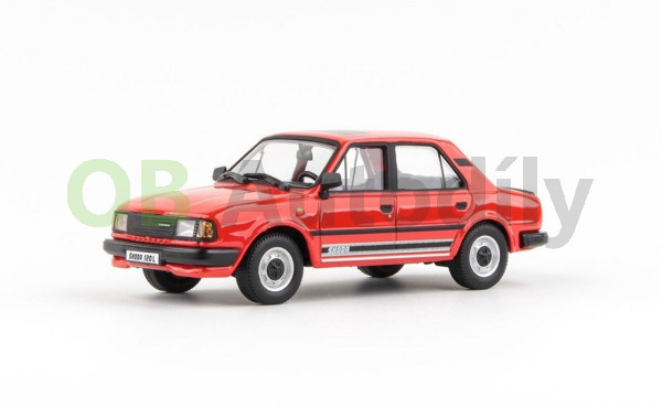 ŠKODA 120L (1984) - ABREX - 1:43 - Červená Šípková