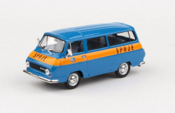 ŠKODA 1203 MIKROBUS (1974) - ABREX - 1:43 - SPOJE - modré