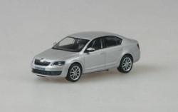 ŠKODA OCTAVIA III SEDAN (2012) - 1:43 - ABREX - Stříbrná Brilliant Metalíza