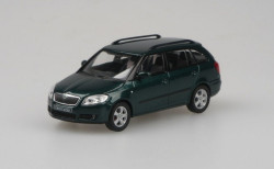 ŠKODA FABIA II COMBI (2007) - 1:43 - ABREX - Zelená Amazonian Metalíza