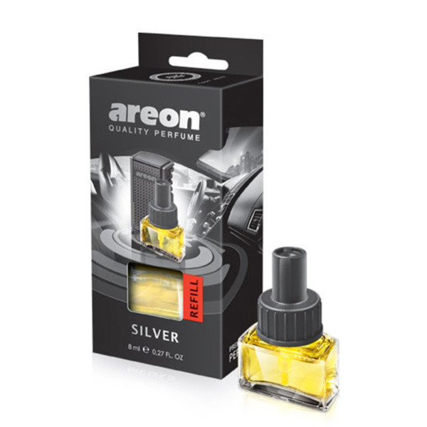 náhradní náplň k parfému AREON CAR SILVER - 8 ml