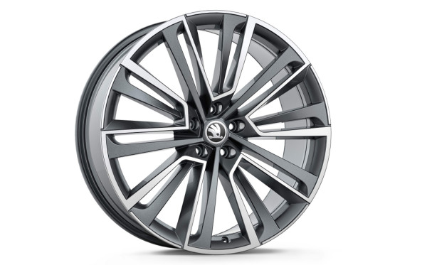 Škoda Enyaq iV-ALU kolo AQUARIUS 8,5Jx21“ ET 40 original - antracitová metalíza