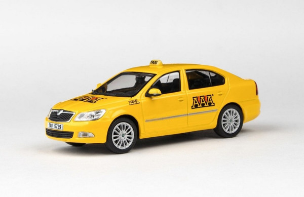 ŠKODA OCTAVIA II SEDAN  facelift (2008) - 1:43 - ABREX - AAA TAXI