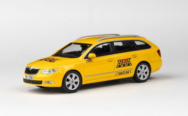 ŠKODA SUPERB II COMBI (2009) - 1:43 - ABREX - AAA TAXI