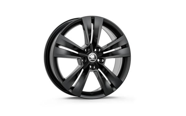 Škoda Karoq-ALU kolo MYTIKAS 7,0Jx18“ ET 45 original - černá metalíza