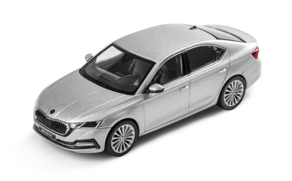 ŠKODA OCTAVIA IV SEDAN - 1:43 - i-SCALE - Stříbrná Brilliant