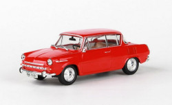 ŠKODA 1100MBX (1969) - ABREX - 1:43 - červená oranžová