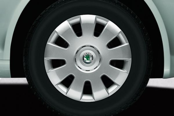 ŠKODA OCTAVIA, OCTAVIA II-KRYTY KOL CASTLE 6J x 15 original - 4 ks