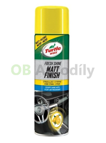 TURTLE WAX - FRESH SHINE - OCHRANA PLASTŮ v INTERIÉRU 500 ml - citron MAT