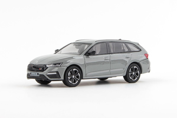 ŠKODA OCTAVIA IV RS COMBI (2020) - 1:43 - ABREX - Šedá Steel Uni