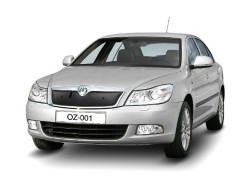 ŠKODA OCTAVIA II facelift-ZIMNÍ CLONA RIDER PŘEDNÍ MASKY - horní