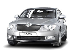 ŠKODA SUPERB II-ZIMNÍ CLONA RIDER PŘEDNÍ MASKY - horní