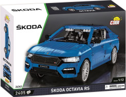 ŠKODA OCTAVIA IV RS SEDAN (2020) - STAVEBNICE COBI - 1:12 - 2405 kostek